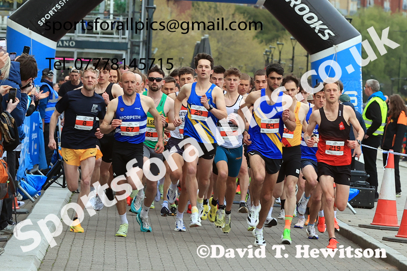 Quayside 5k, 2026 Quayside 5k and Junior 3k, Newcastle/Gateshead. Photo: David T. Hewitson/Sports for All Pics